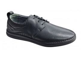 Pantofi casual barbati din piele naturala - Model Negru Colin 547N